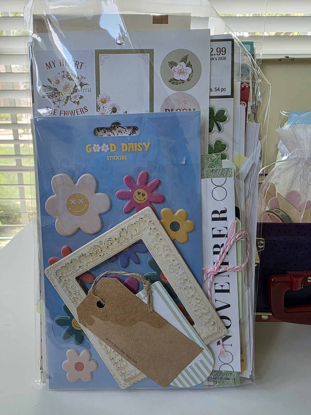 Crafting Box Filled with Mystery Scrap Paper And Ephemera - Picture 13 of 16